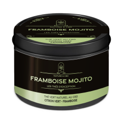 Thé vert CBD Framboise Mojito